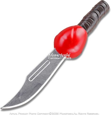 Munetoshi 14 "رغوة عالية الحياة السيف البلاستيك خنجر Sentient المشاجرة نسخة طبق الأصل زي تأثيري الدعامة الأحمر in Kuwait