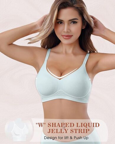 Seamless Bra V Neck Lace Floral Wireless Bralette No Underwire Bra for Women in Saudi Arabia