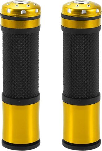 Motoforti 7/8" 22mm 15/16" 24mm Universal Motorcycle Hand Grips Cover Rubber Aluminum Alloy Handlebar Grips for Motorcycle Scooter Bicycle ATV Black Red 1 Pair in Saudi Arabia