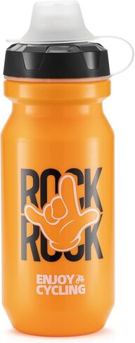 ROCKBROS Bike Water Bottle 24oz,Leak-Proof No-Spill Lid with Dust Cap,BPA-Free PP5 Plastic & TPE Spout,Squeeze Design for Cycling,Gym,Running,Hiking,Sports,Cool Grey in Kuwait