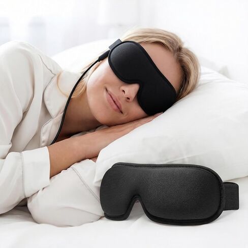 قناع العين الساخن للعين الجافة: ضغط دافئ مع وسادة USB، حرارة ثابتة - يخفف من جفاف العيون ويخفف التوتر، والعينين، والعيون المنتفخة والتوتر - قناع العين المريح للمساعدة في النوم والسفر بالطائرة in Kuwait