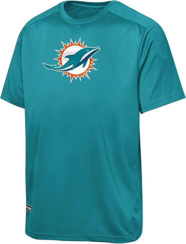 Outerstuff NFL Men's Team Spike Short Sleeve Tee, Comfortable Fit, Official Licensed Gear in Kuwait