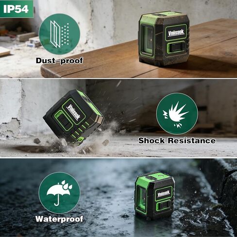 Laser Level 360 Self Leveling, Cross Line Laser with Self-Leveling, Vertical and Horizontal Line,for Construction and Picture Hanging, Horizontal Line leveler Tool (2 line green) in Saudi Arabia