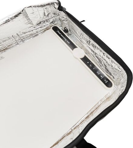 Heated Pizza Casserole Dish Carrier Bag, 120V Electric Heated, Insulated Pizza Food Bag, Pizza Delivery Bags for Hot Food Large Reusable (Delivery Bag + Heating Pad) (23"x15"x5") in Saudi Arabia