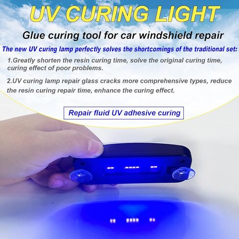 Clamper 4 PCS مجموعة إصلاح زجاجية أصفر الأصفر الأصفر-Zhu ، Cracks Got Glass Repair Kit Automotive Firce for Chips ، Cracks in Kuwait