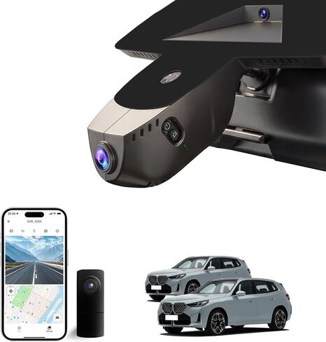 كاميرا داش كام أمامية 4K لسيارة BMW X3 X3 M 2018-2024 M40i Sdrive Xdrive30i 30e G01، مستشعر G، فيديو UHD 2160P، واي فاي مدمج وتطبيق، تسجيل حلقة، نمط OEM، واي فاي وتطبيق، التوصيل والتشغيل، بطاقة 64 جيجابايت in Kuwait