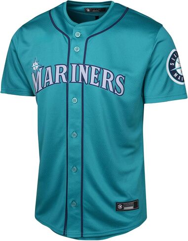 Ken Griffey Jr Seattle Mariners #24 MLB Kids Youth Boys 4-20 Aqua Alternate Limited Player Jersey in Saudi Arabia