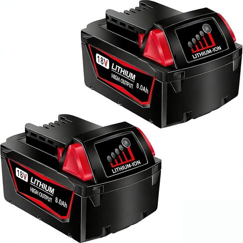 2-Pack 9.0Ah 12V Batteries 48-11-2460 for Mliwaukee 12v Cordless Power Tools in Kuwait