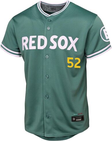 Wilyer Abreu Boston Red Sox #52 MLB Kids Youth Boys 4-20 Green City Player Jersey in Saudi Arabia