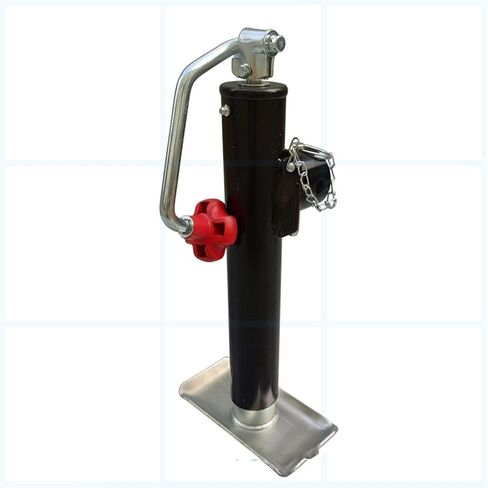 Trailer Jack, 2000 Lbs Trailer Tongue Swivel Jack, Top Wind Pipe Mount 10" Rv Yacht Hand-Cranked Lifting Bracket, for Utility Trailer, Rv Travel Trailer,Yacht,B in Saudi Arabia