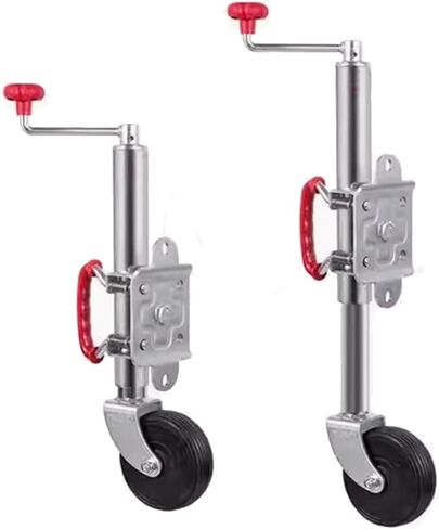 Boat Trailer Jack Wheel, 500Kg/700Kg Capacity Top Crank Hand Crank Trailer Jack, Folding Support Wheel Support, Heavy-Duty Bolt-On Swivel Jack, 6/8In Outrigger in Saudi Arabia