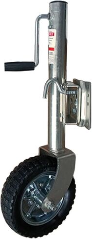 Trailer Jack Wheel - Bolt-On Swivel Tongue Jack, Swivel Trailer Jockey Wheel, Heavy Duty Boat Trailer Jockey Wheel with 10" Wheels, 900Kg Telescopic Jockey Whe,10in wheel/2000lb in Saudi Arabia