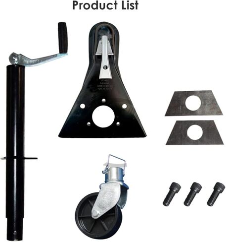 Boat Trailer Jack - Trailer Jack Wheel, Trailer Support Wheel with Spherical Head Type A, Trailer Wheels 15 Cm, Capacity 900 Kg, Telescopic 29 Cm, for Boat, Ca in Saudi Arabia
