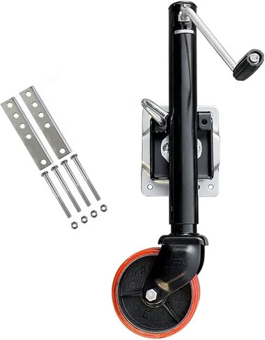 Boat Trailer Jack with Wheel - Bolt-On Swivel Tongue Jack, Lift Swivel Trailer Jack, 540Kg Heavy Duty Marine Swivel Trailer Jack, for Boat, Motorhome, Yacht in Saudi Arabia