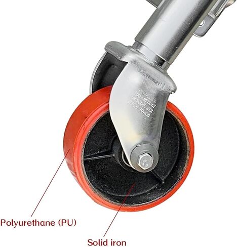 Boat Trailer Jack with Wheel - Bolt-On Swivel Tongue Jack, Lift Swivel Trailer Jack, 540Kg Heavy Duty Marine Swivel Trailer Jack, for Boat, Motorhome, Yacht in Saudi Arabia