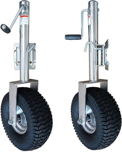 Marine Swivel Trailer Jack - Lift Swivel Trailer Jack, Beach Boat Trailer Jack, 13.38In Trailer Jack Wheel, Heavy-Duty Bolt-On Swivel Tongue Jack, 2000 Lb Capa,2000lbs/900kg in Saudi Arabia
