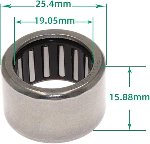 5 قطعة RC121610 طريقة واحدة إبرة تحمل محامل القابض 19.05x24.5x15.88mm in Saudi Arabia