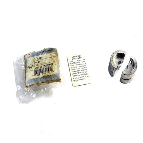 قالب U من الفولاذ المقاوم للصدأ U3CRT من بورندي، مؤشر 9، أبيض in Kuwait