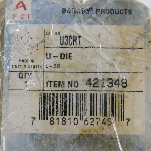 قالب U من الفولاذ المقاوم للصدأ U3CRT من بورندي، مؤشر 9، أبيض in Kuwait