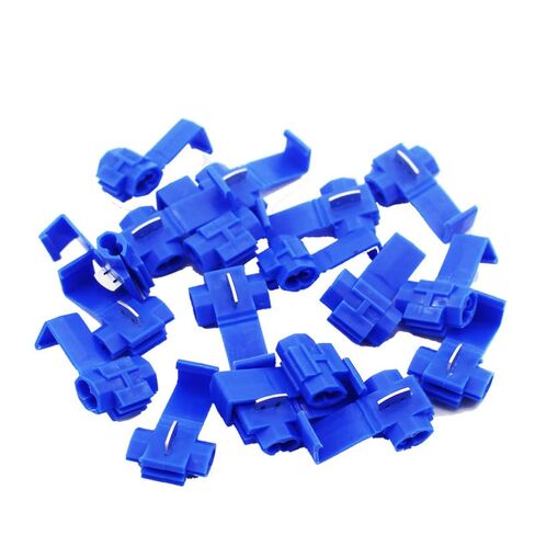 500Pcs Electrical Wire Cable Crimp Terminals Quick Splice Blue Electrical Cable Connectors Fast Lock Wire Terminals Crimp VXAXPOHZA in Saudi Arabia