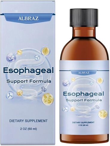 Esophageal Drops-Containing Slippery elm bark, zinc, L-Carnosine, L-Glutamine and Aloe Extract - Non-GMO.Soothes Digestive Discomfort (1PCS) in Saudi Arabia