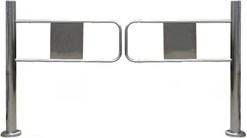 أبواب متأرجحة محملة بنابض من الفولاذ المقاوم للصدأ - حل مرور متين مقاس 71 بوصة للمكتبات ومحلات السوبر ماركت ومراكز التسوق - مثالية للمناطق ذات الازدحام الشديد in Kuwait