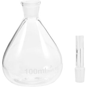 Laboratory Glass Pycnometer Bottle 100ml Reagent Storage Bottle with Glass Stopper Liquid Storage for Scientific Lab Use in Kuwait