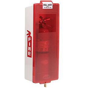 Mark II Cabinet, White Tub w/Red Cover (Indoor) (3 Units) in Kuwait