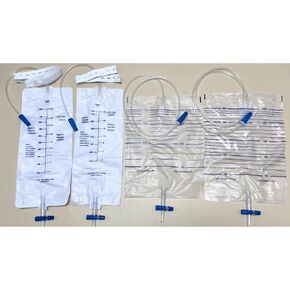 Catheter External Self-Sealing Set, 750 ml Leg Bag, 1000 ml Leg Bag, 1500Urine Bag, Extra Large 2000Urine Bag, 15 External Catheter for Men, Easy Donning, Day and Night Use Quick and Easy Drainage in Saudi Arabia