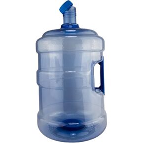 New Wave Enviro BPA Free PET Bottle, 5-Gallon Capacity, Screw Top, Designed for Durability with Integrated Handle, Blue Color in Kuwait