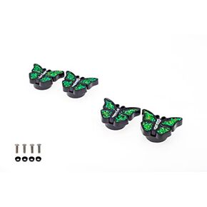 FD&D Multiple Use Shining Screw Cap, Purple Butterfly Pattern with M6 Machine Screw in Kuwait