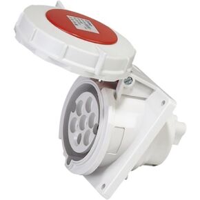 7-core 16A32A three-phase 400V industrial aviation and socket waterproof and dustproof seven-hole oil machine interface socket(7P16AIP44 concealed GP738) in Kuwait