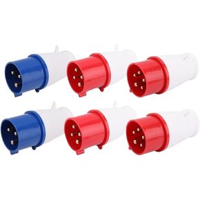 1 PCS 16/32/63A industrial IP44 three-phase four-wire 3/4/5 core waterproof aviation(0155 core 16A solid) in Kuwait