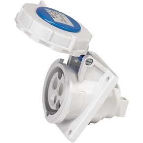 European standard 3P 16A IP67 waterproof oblique socket SP-1475 waterproof concealed socket in Kuwait