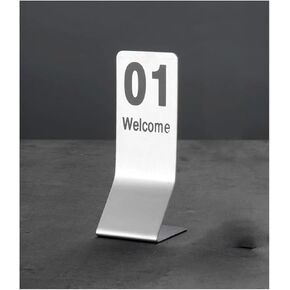 أرقام الطاولة، أرقام طاولة من الفولاذ المقاوم للصدأ مقاسات متعددة 5x5x14.5 سم 2x2x5.7 بوصة (71-80) in Kuwait