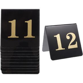 أرقام الطاولة، أرقام الطاولة، حامل لافتة أرقام أكريليك، مجموعة واحدة مثلثة مزدوجة الجوانب 8 سم × 8 سم/3.15 × 3.15 بوصة (45667) in Kuwait