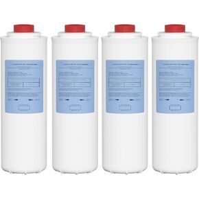 فلتر استبدال المياه 51300C متوافق مع Elkay 51300C EWF3000، ومحطة تعبئة الزجاجات Ezh20، استبدال فلتر المياه 3000 جالون لـ ERF750، 51299C، 55898C (بدون شريحة) 4 عبوات in Kuwait