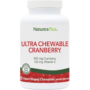 NaturesPlus Ultra Chewable Cranberry - 180 Love-Berries - Supports a Healthy Urinary Tract & Overall Well-Being - Non-GMO, Vegetarian, Gluten Free - 90 Total Servings in Kuwait