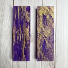 Pre-Cut Epoxy Resin Scales Blanks & 8mm Acrylic Sheets for Decorative Inlays in Guitar Bodies, Necks, Engraved Knife Handles and Gun Grips - Black in Saudi Arabia