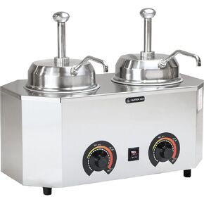 Paragon Pro-Deluxe 2029B Dual Pump Warmer for Professional Concessionaires Requiring Commercial Quality & Construction. Accommodates #10 Can, Stainless Steel in Kuwait