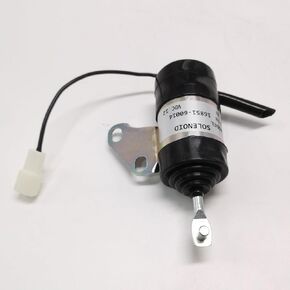 12V Fuel Stop Solenoid 16851-60014 052600-4531 for Kubota Z402 Z482 Z602 Z722 D622 D902 RTV900G RTV900R RTV900T BX2230D BX2350D BX2360 G1800S G1900 G1900S G2160 G2160DS in Kuwait