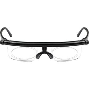 Flex Focal Adjustable Glasses Dial Vision Reading Glasses Zoom Eyeglasses for Men Women One Power Auto Focus 0D to 400D Presbyopic Readers Variable Focus Eyewear Read Distance Near Far Sight in Saudi Arabia