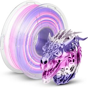 خيوط PLA من الرخام السريع من TECBEARS، خيوط طابعة PLA ثلاثية الأبعاد للطباعة عالية السرعة 600 مم/ثانية، نسيج طبيعي يشبه الصخور، يناسب معظم طابعات FDM، أبيض رخامي in Kuwait