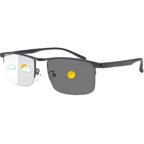 Blue Light Blocking Glasses Transition Photochromic Tint Sunglasses Anti Eyestrain Computer Gaming Bluelight Blocker Eyeglasses Anti Glare UV Protection Sun Color Change Eyewear for Men Women in Saudi Arabia