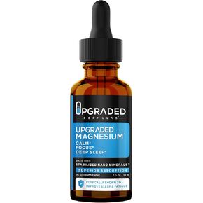 Upgraded Formulas Nano Minerals and Magnesium Liquid Supplement - Deep Sleep, Calm and Stress Support - Vegan, Natural (30 Servings) in Saudi Arabia