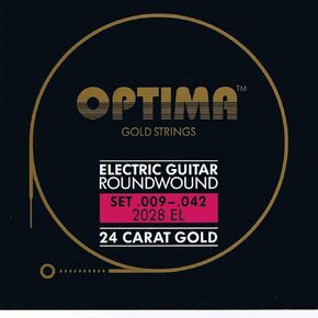 Optima 24 K Gold Plated Electric Guitar Strings .009-.042 in Saudi Arabia
