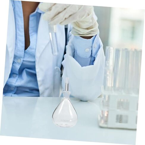 زجاجة بيكنوميتر زجاجية للمختبر 100 مل زجاجة تخزين الكاشف مع سدادة زجاجية لتخزين السائل لاستخدام المختبر العلمي in Kuwait