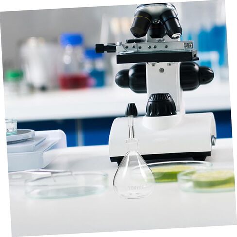 زجاجة بيكنوميتر زجاجية للمختبر 100 مل زجاجة تخزين الكاشف مع سدادة زجاجية لتخزين السائل لاستخدام المختبر العلمي in Kuwait