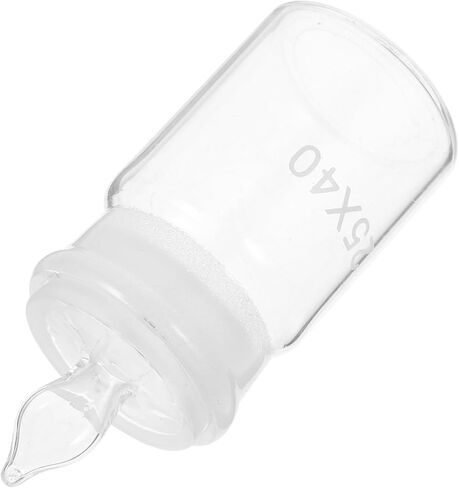 INOOMP زجاجة وزن حامل أدوات زجاجية 25x40 مللي متر جرة تخزين مختبرية للقياس الدقيق وأخذ العينات في التجارب العلمية in Kuwait