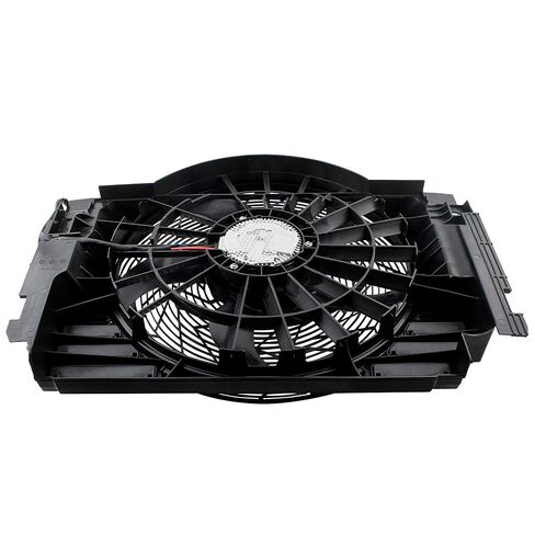 621-213 A/C التيار المتناوب المبرد المكثف مروحة التبريد انتهازي الجمعية لسيارات BMW X5 E53 الرياضة فائدة 2000 2001 2002 2003 2004 2005 2006, 64546921381 64546921940 BM3020102 in Kuwait